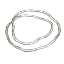 Load image into Gallery viewer, Convertible Silver Tubogas Flex Coil Necklace
