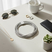 Load image into Gallery viewer, Silver Mesh 5 Strand Snake Chain Magnetic Necklace
