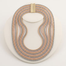 Load image into Gallery viewer, Mixed Metal Layered Magnetic Rope Chain Necklace
