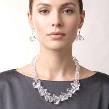 Load image into Gallery viewer, Translucent Clear Bead Rock Candy Necklace Set
