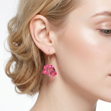 Load image into Gallery viewer, Translucent Pink Bead Rock Candy Necklace Set
