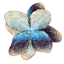 Load image into Gallery viewer, Brooch Handcrafted Brilliant Blue Flower Pin Clip
