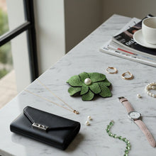 Load image into Gallery viewer, Brilliant Green Blooming Flower Brooch Hair Clip
