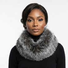 Load image into Gallery viewer, Scarf Luxe Faux Fur White Collar Winter Stole
