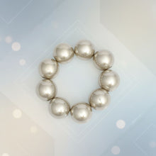 Load image into Gallery viewer, High Gloss Pearlescent Brown 24mm Bead Bracelet
