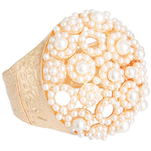 Load image into Gallery viewer, Cream Chunky Domed Cuff
