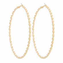 Load image into Gallery viewer, Hoops Large Twisted Gold Earrings for Women
