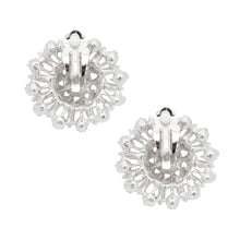 Load image into Gallery viewer, Clip On Runway Worthy Silver Pearl Round Earrings
