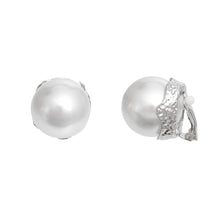 Load image into Gallery viewer, Clip On White Bubblegum Pearl Earrings for Women
