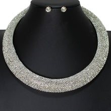 Load image into Gallery viewer, Collar Pave Clear Stone Torque Necklace for Women
