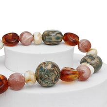 Load image into Gallery viewer, Beaded Brown Dreamy Oceanic Chunky Necklace
