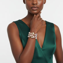 Load image into Gallery viewer, Convertible Stretch Pearlescent Bead Necklace
