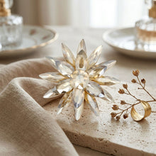 Load image into Gallery viewer, Oversized Brooch Brown Marquise Crystal Flower Pin
