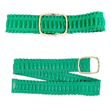 Load image into Gallery viewer, Belt Green Ruffled Wide Stretch for Women
