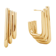 Load image into Gallery viewer, Hoop 14K Gold Small Stack Hook Earrings for Women
