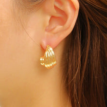 Load image into Gallery viewer, Stud 14K Small Spiral Wire Earrings for Women
