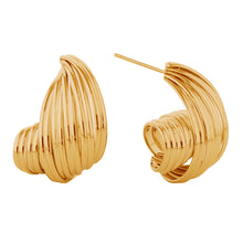 Load image into Gallery viewer, Stud 14K Small Spiral Wire Earrings for Women
