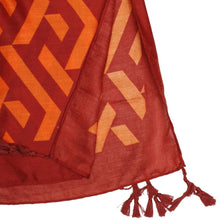 Load image into Gallery viewer, Kimono Geo Print Orange and Rust for Women
