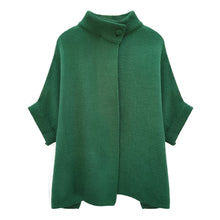 Load image into Gallery viewer, Cardigan Green Knit Neck Button for Women
