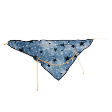 Load image into Gallery viewer, Blue Scarf Choker Necklace

