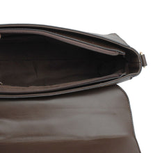 Load image into Gallery viewer, Messenger Brown Luxe Monogram Satchel Handbag Set
