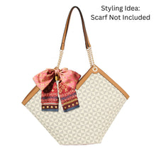 Load image into Gallery viewer, Tote Beige Diamond Plaid Geometric Shoulder Bag
