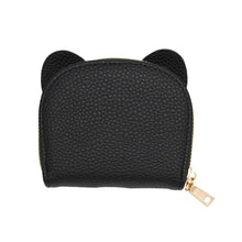 Load image into Gallery viewer, Wallet Black Elephant Zipper Accordion For Women
