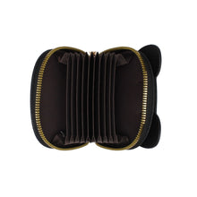 Load image into Gallery viewer, Wallet Black Elephant Zipper Accordion For Women
