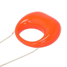 Load image into Gallery viewer, Handbag Orange Crescent Moon Evening Bag Women
