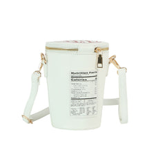 Load image into Gallery viewer, Crossbody White Cup Noodles Shaped Clutch Bag
