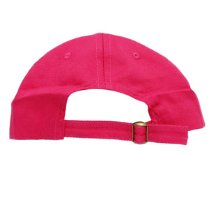Hat Fuchsia Breast Cancer Ribbon HOPE Baseball Cap