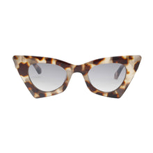 Load image into Gallery viewer, Sunglasses Leopard Retro Cat Eye Gold Bar Eyewear
