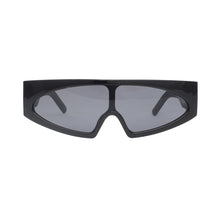 Load image into Gallery viewer, Sunglasses Black Thin Visor Modern Eyewear Women
