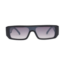 Load image into Gallery viewer, Sunglasses Black Silver Panther Rectangle Eyewear
