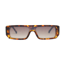 Load image into Gallery viewer, Sunglasses Tortoiseshell Gold Panther Rectangle
