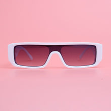 Load image into Gallery viewer, Sunglasses White Gold Panther Rectangle Eyewear
