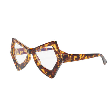 BLB Glasses Tortoiseshell Butterfly Geo Frame