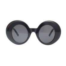 Load image into Gallery viewer, Sunglasses Black Round Retro Eyewear for Women
