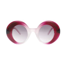 Load image into Gallery viewer, Sunglasses Fuchsia Round Retro Eyewear for Women
