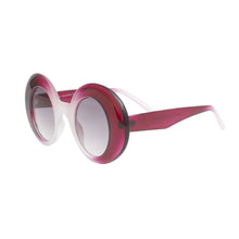 Load image into Gallery viewer, Sunglasses Fuchsia Round Retro Eyewear for Women
