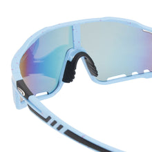 Load image into Gallery viewer, Sunglasses Blue Splatter Mirror Sport Eyewear
