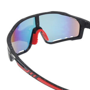 Sunglasses Red Splatter Mirror Sport Eyewear