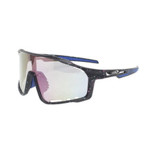 Load image into Gallery viewer, Sunglasses Royal Blue Splatter Mirror Eyewear
