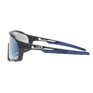 Sunglasses Royal Blue Splatter Mirror Eyewear