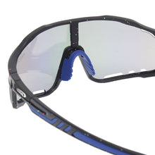 Load image into Gallery viewer, Sunglasses Royal Blue Splatter Mirror Eyewear
