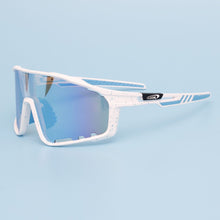 Load image into Gallery viewer, Sunglasses White Splatter Mirror Sport Eyewear
