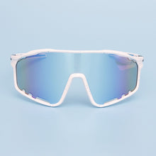 Load image into Gallery viewer, Sunglasses White Splatter Mirror Sport Eyewear
