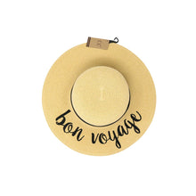 Load image into Gallery viewer, Bon Voyage Beige Floppy Hat
