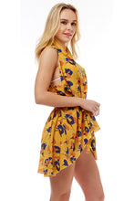 Load image into Gallery viewer, Mustard Floral Vest Cover Up
