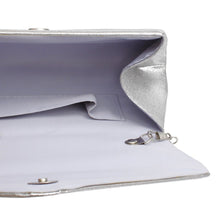 Load image into Gallery viewer, Evening Clutch Silver Phoenix Envelope Bag Women
